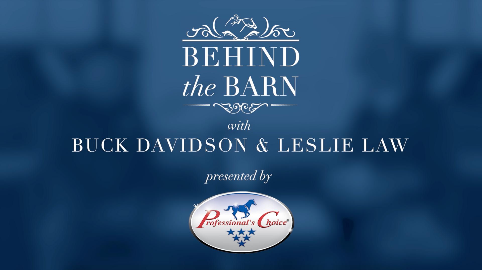 A poster for behind the barn with buck davidson and leslie law