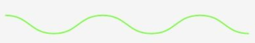 A green line on a white background that looks like a wave.