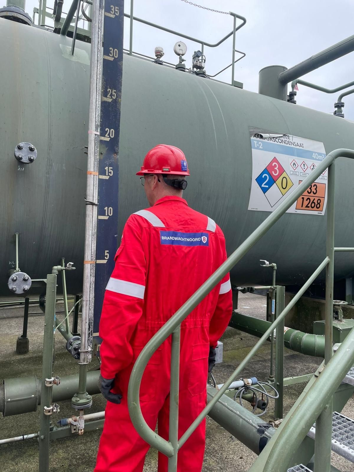 Brandwachtnoord op NAM locatie