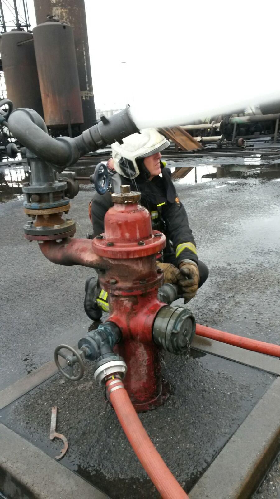 waterwinning bedrijfsbrandweer brandwachtwoord Eemshaven