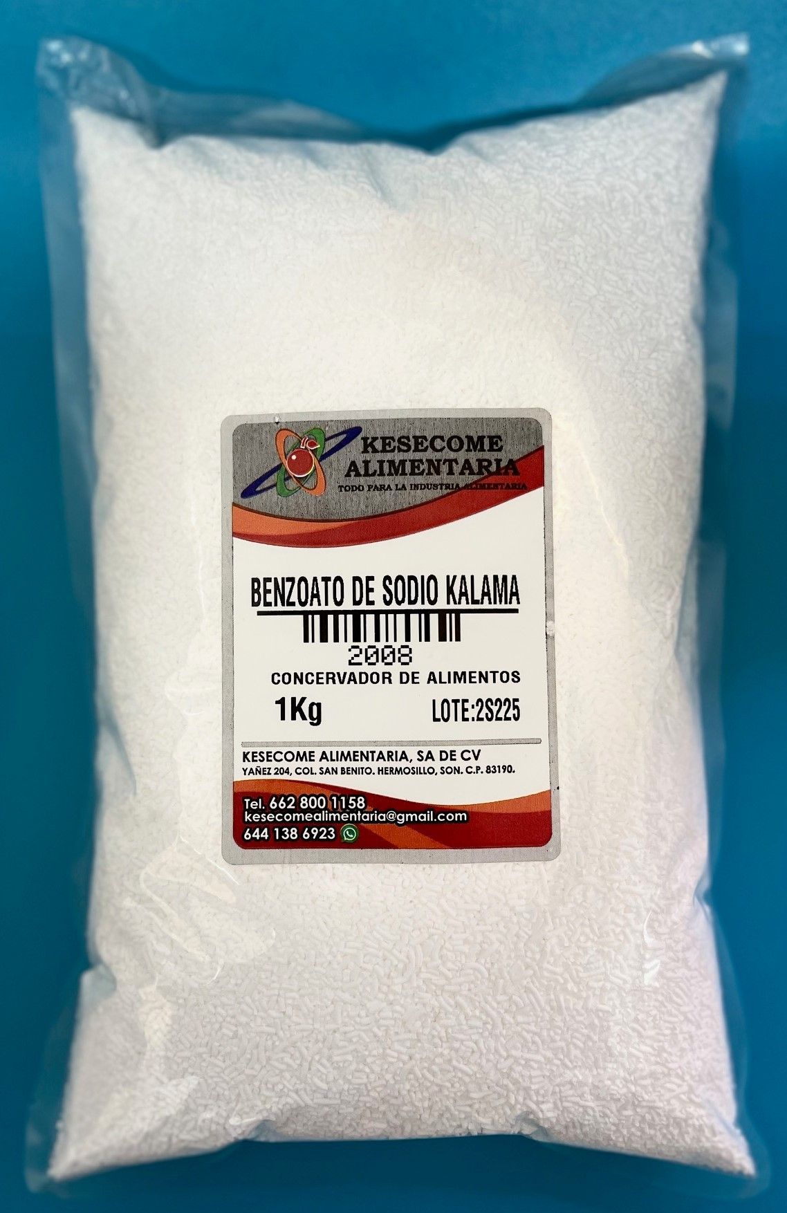BENZOATO DE SODIO KALAMA EXTRUIDO 1 KG