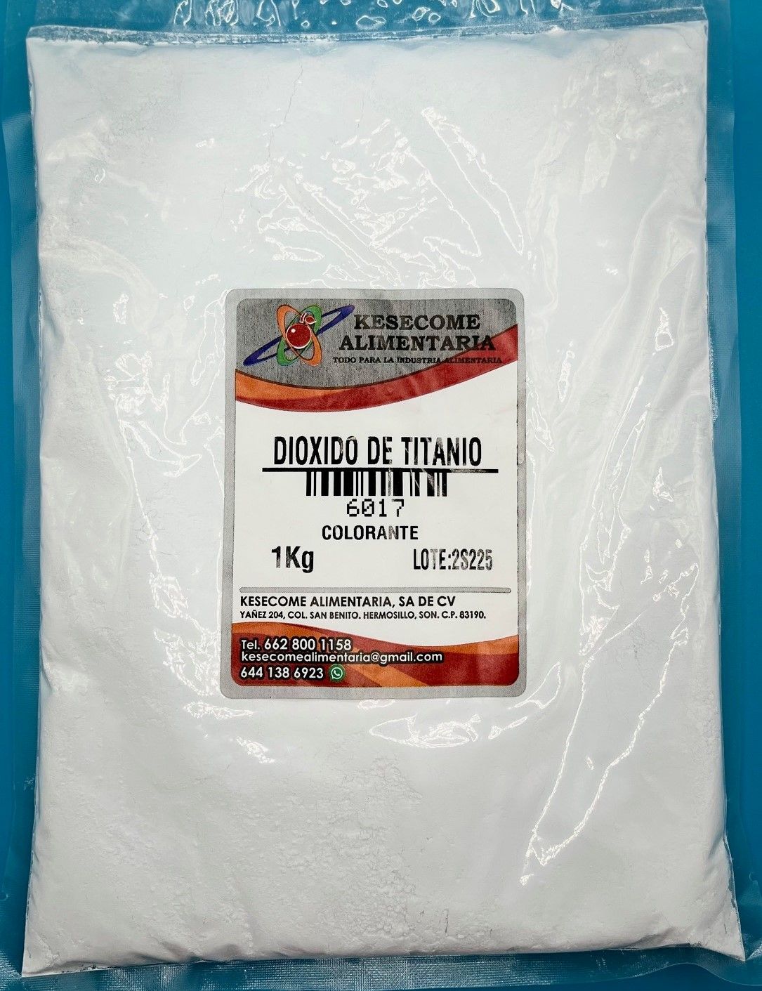 DIOXIDO DE TITANIO 1 KG