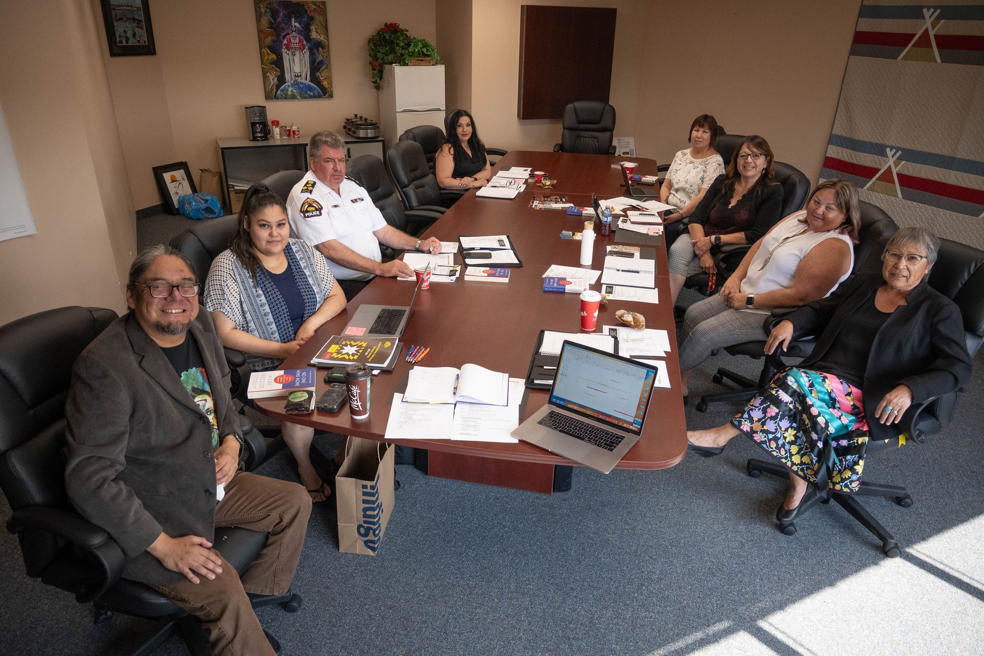 MFNPS-Manitoba First Nations Police Service Senior Management Team Image