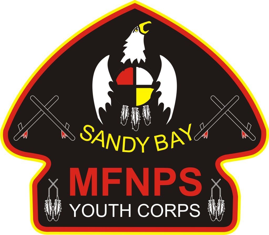 Sandy Bay MFNPS-Manitoba First Nations Police Service Youth Corps Logo