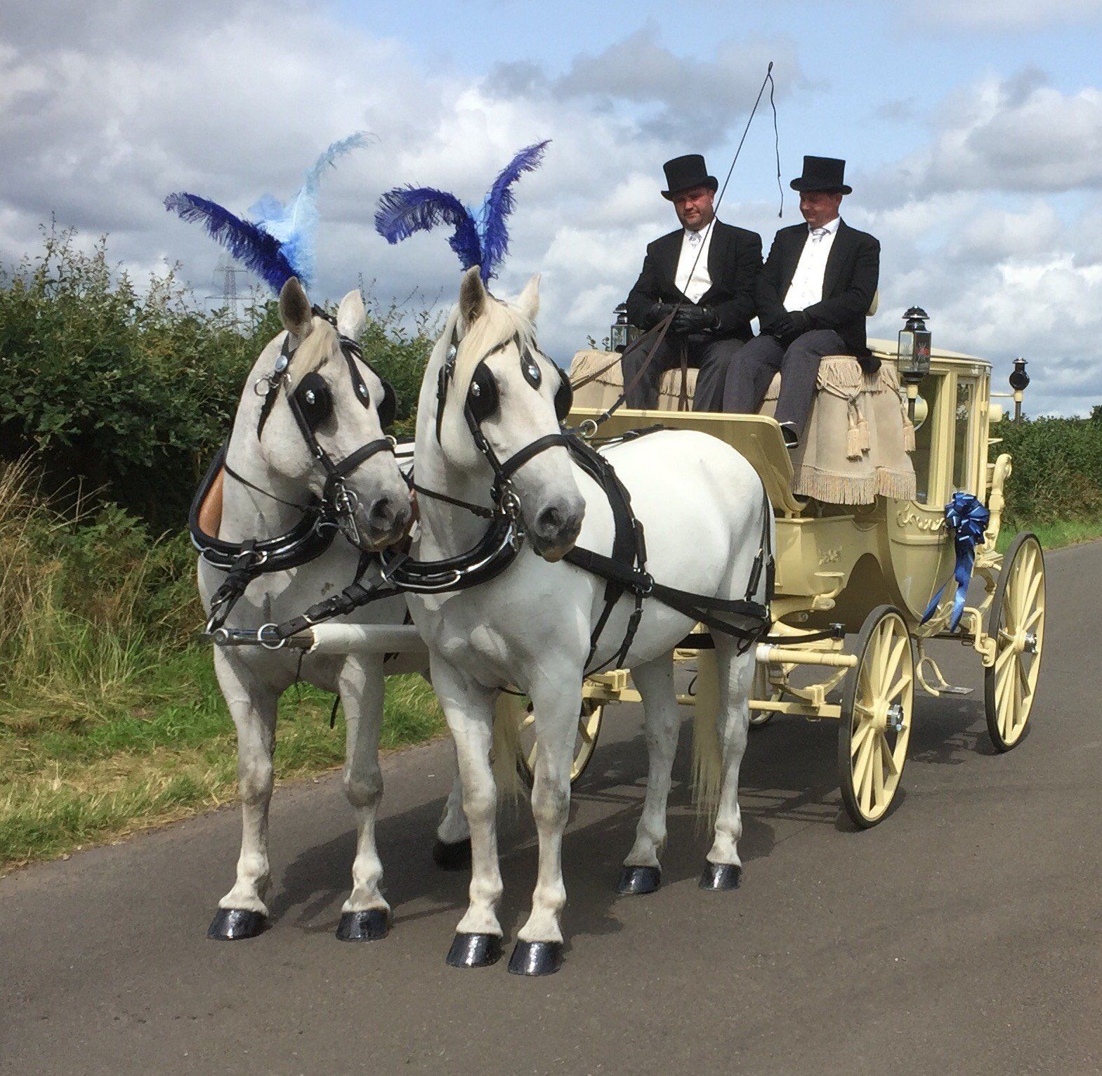 Well-maintained hearses