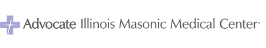 The logo for advocate illinois masonic medical center