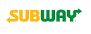 The subway logo is yellow and green with an arrow pointing to the right.