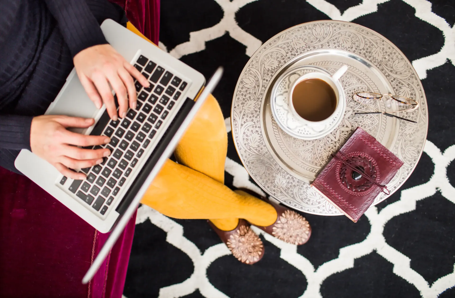 Woman Writing Optimized Revenue Generating Blog Posts