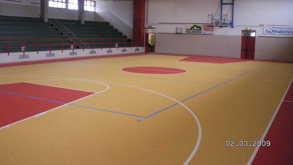 Realizzazione di un impianto sportivo da basket