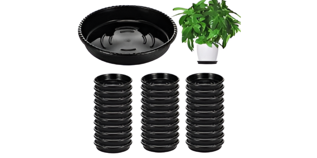 plastic planter drip water