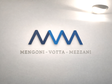 decorazione parete ufficio con logo aziendale personalizzato a Roma