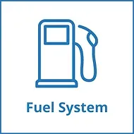 Blue fuel pump icon labeled 