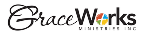 Logo for Grace Works Ministries Inc. with stylized text and a colorful emblem. | Heaven Sent Automotive