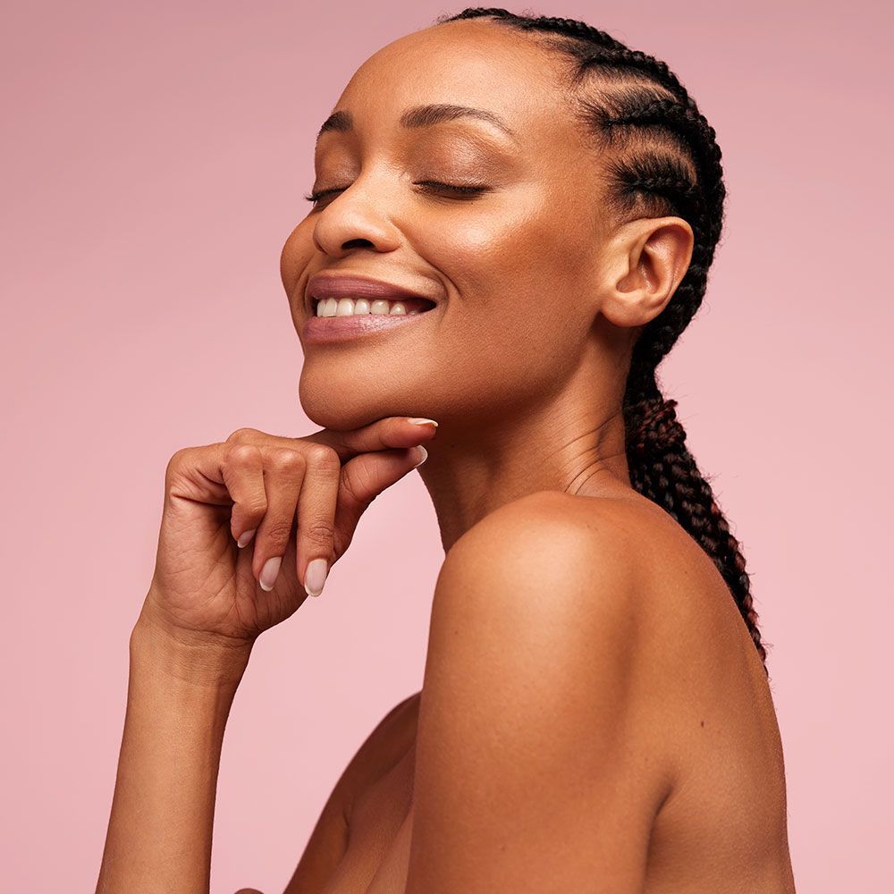 Woman with Braided Hair