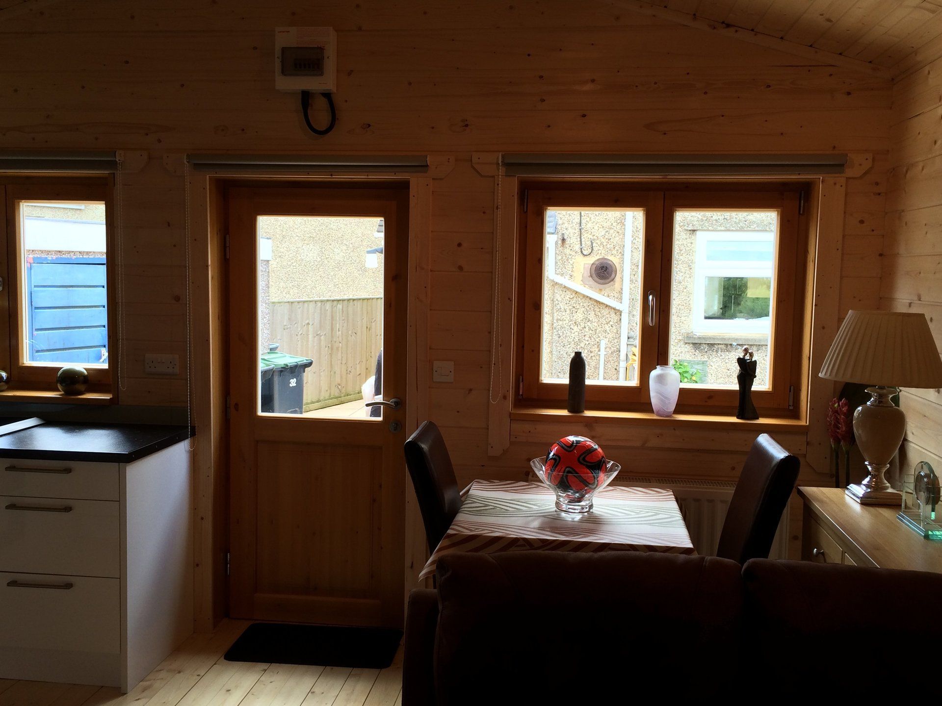 Residential log home