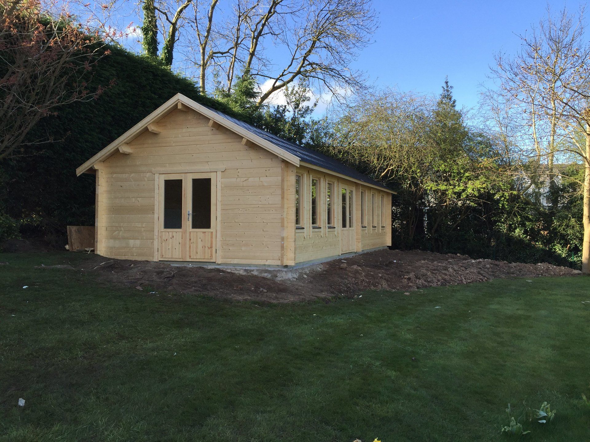 large garden building