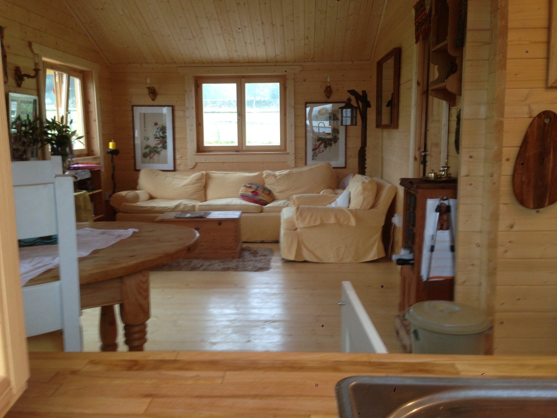 Residential log home