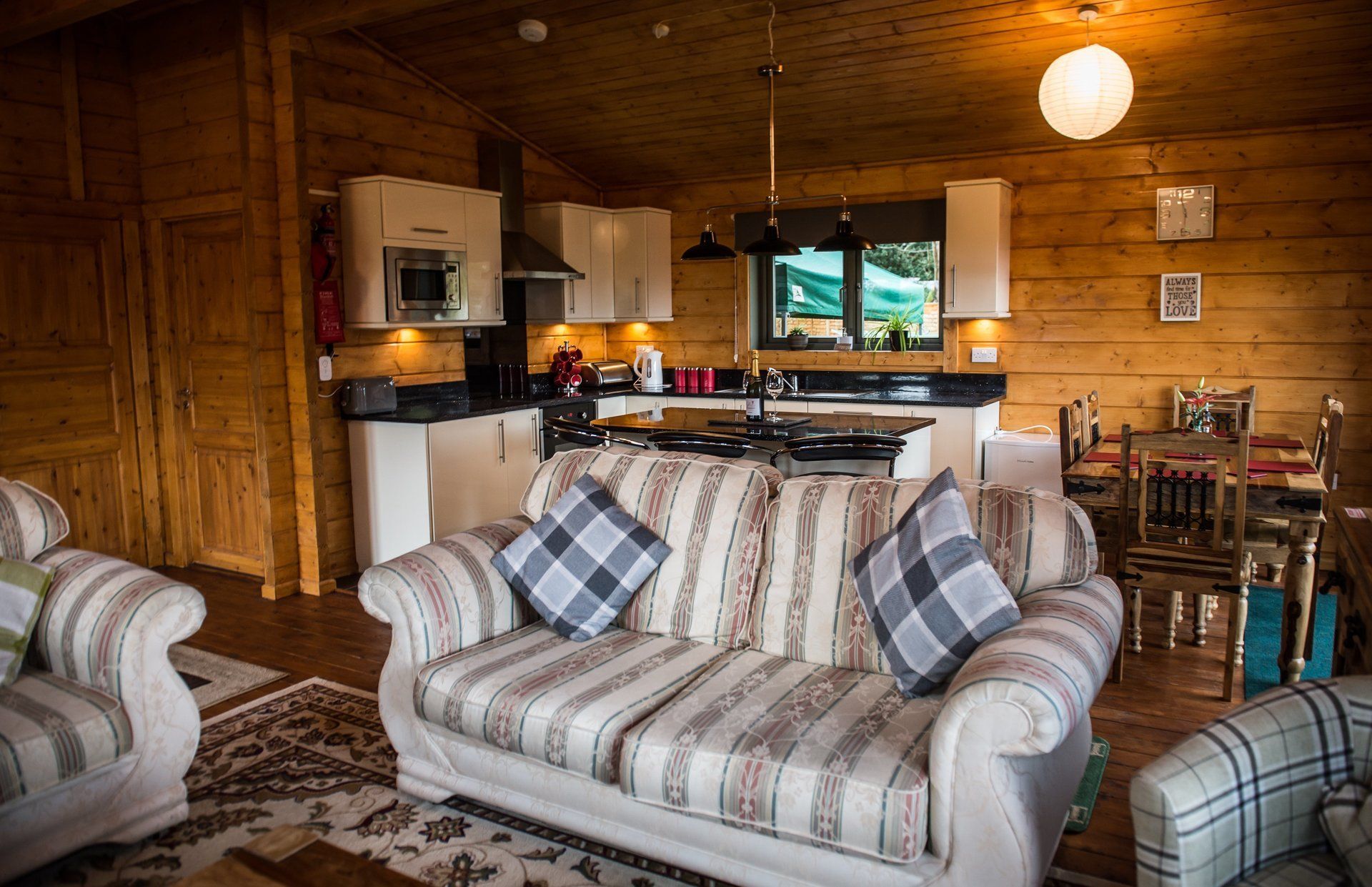 Residential log home