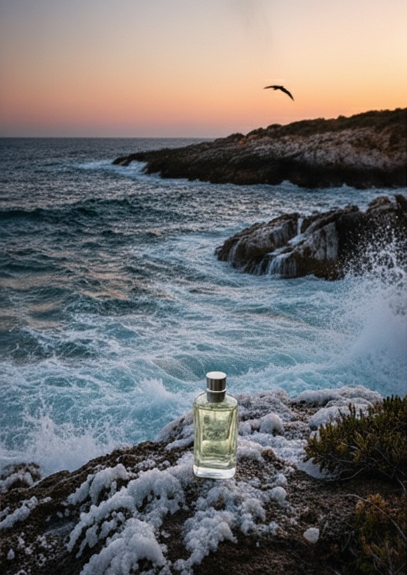 Un primo piano di una collana con maglie viola e verdi