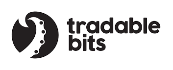 Red logo with the words