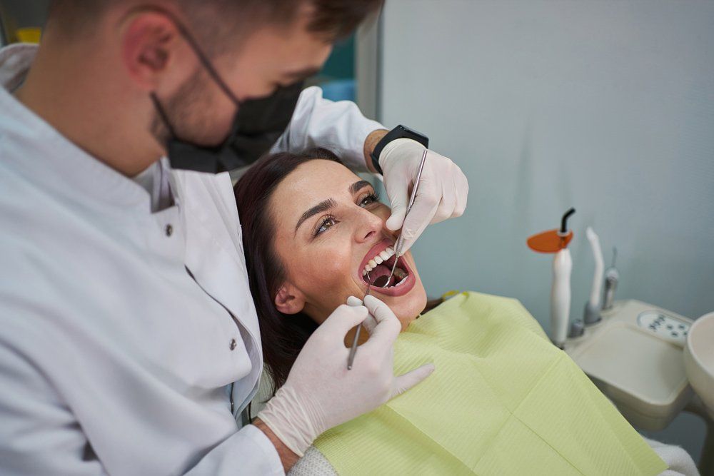 Woman Having Oral Checkup — Lenoir, NC — Wayne Hollar DDS