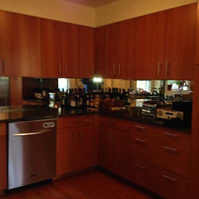 Wooden Kitchen - Glass in Rockport, ME