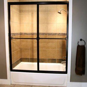 Framed shower door 1 - Glass in Rockport, ME
