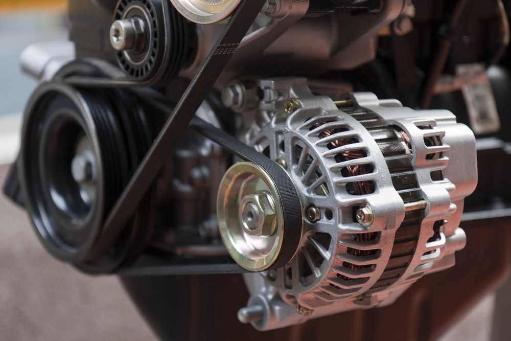 A Car Alternator With Visible Copper Windings — Norm Beatty's Auto Electrical Service In Long Jetty, NSW