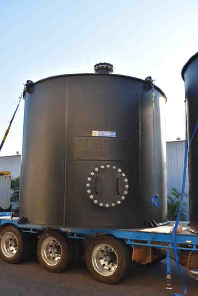 Metallic Drum — Plastic Fabrication in Yarrawonga, NT