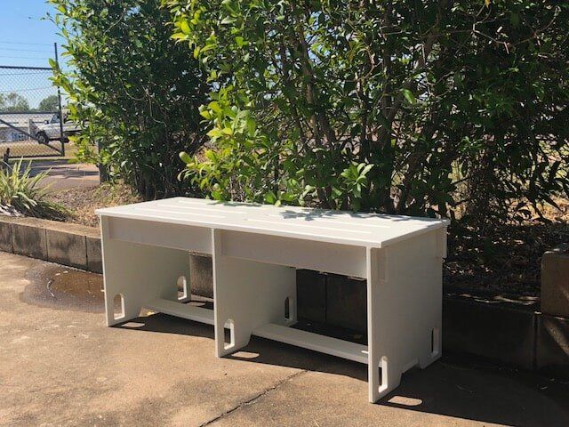 White Desk — Plastic Fabrication in Yarrawonga, NT