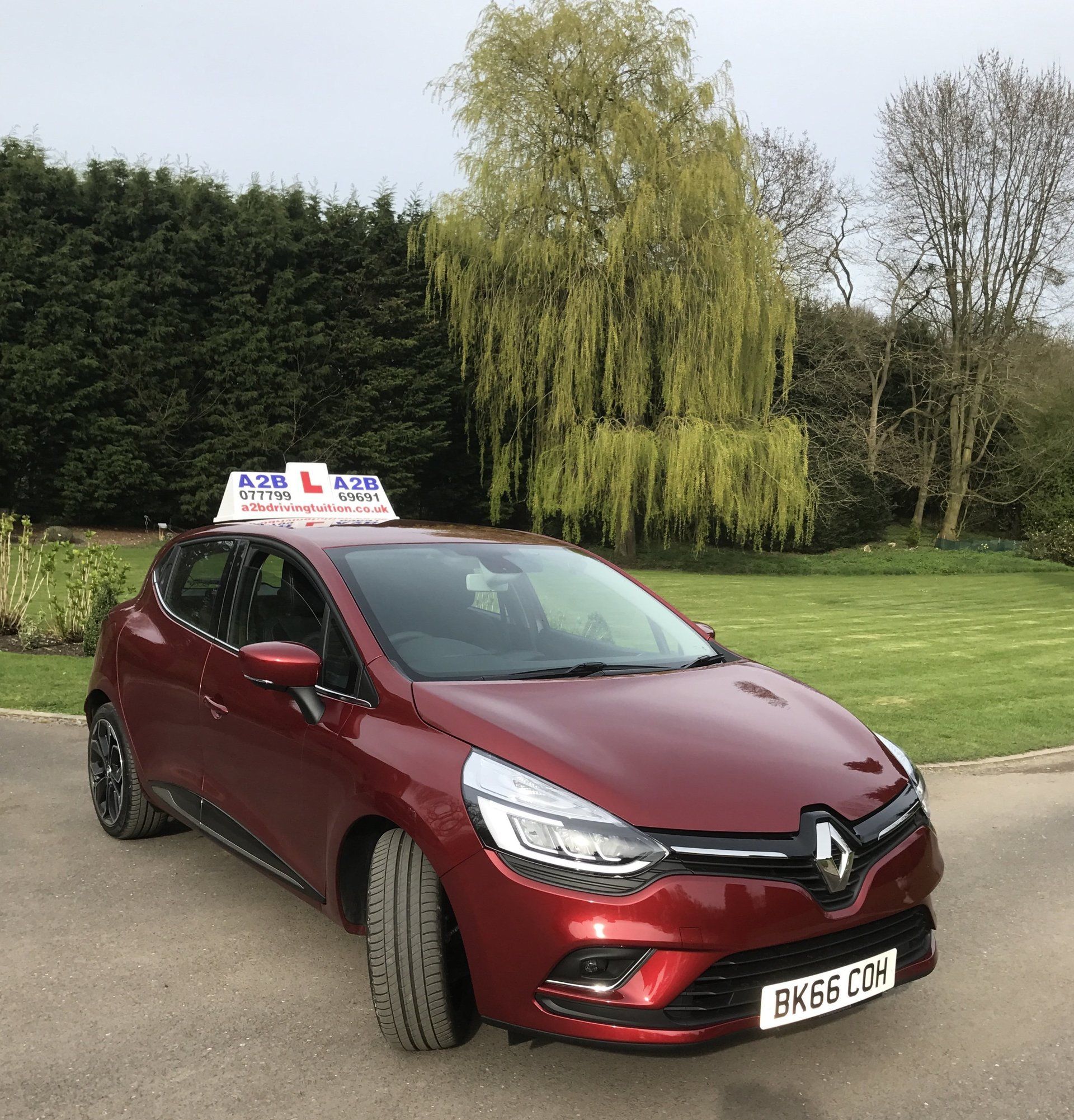 Silver learner driver car