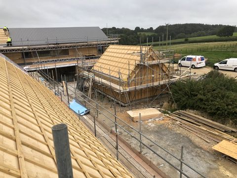 Lingfield Timber Frame Construction.  Builder. Building contractor. Construction. Carpentry. Carpentry contractor. Extensions. New builds. Timber frame fabrication and erection. Design and build. Kitchen installations. Horsham. Surrey. Reigate. Redhill. Dorking. Crawley. West Sussex. Cranleigh.