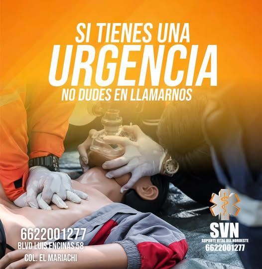 A poster that says si tienes una urgencia no dudes en llamarnos
