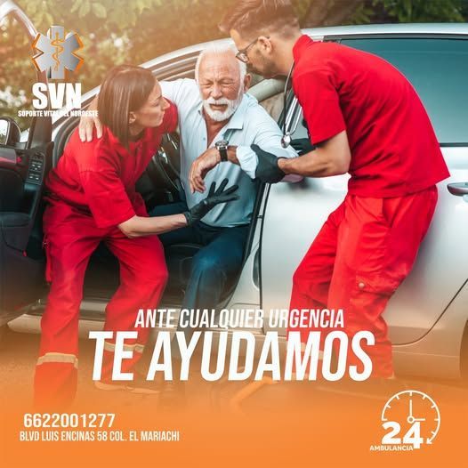 A poster that says ante cualquier urgencia te ayudamos