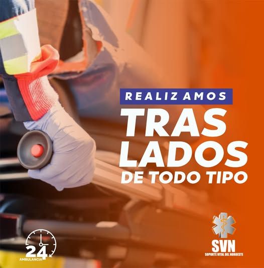 A poster that says realizamos tras lados de todo tipo