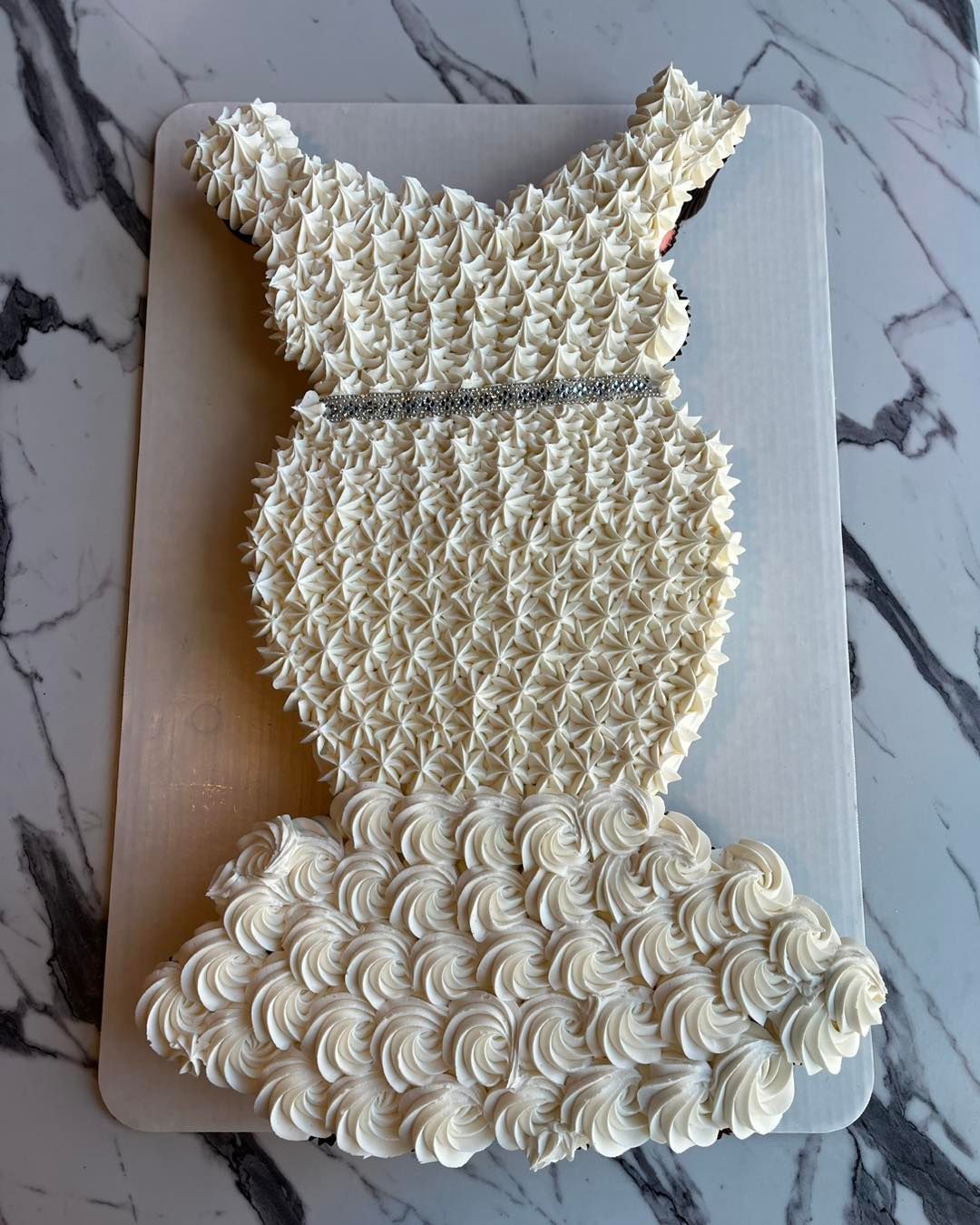 Wedding Dress Cupcake cake