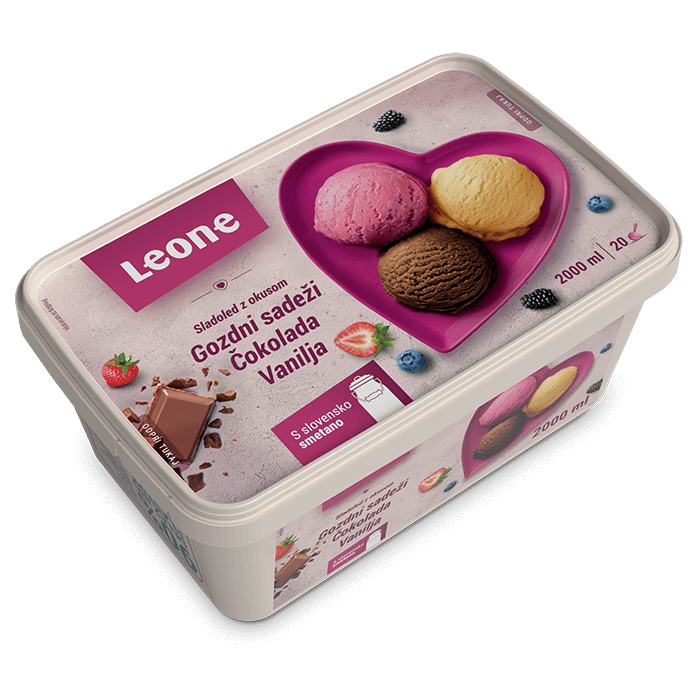 LEONE banjica Gozdni sadeži, čokolada, vanilja
