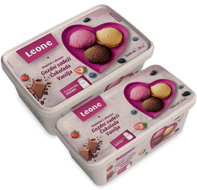 LEONE banjica Gozdni sadeži, čokolada, vanilja