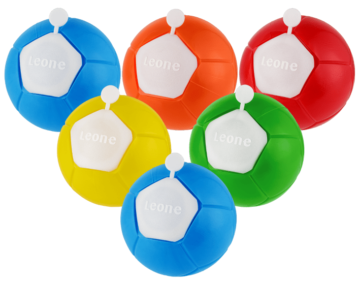 a blue container of leone sorbet lemon and vodka