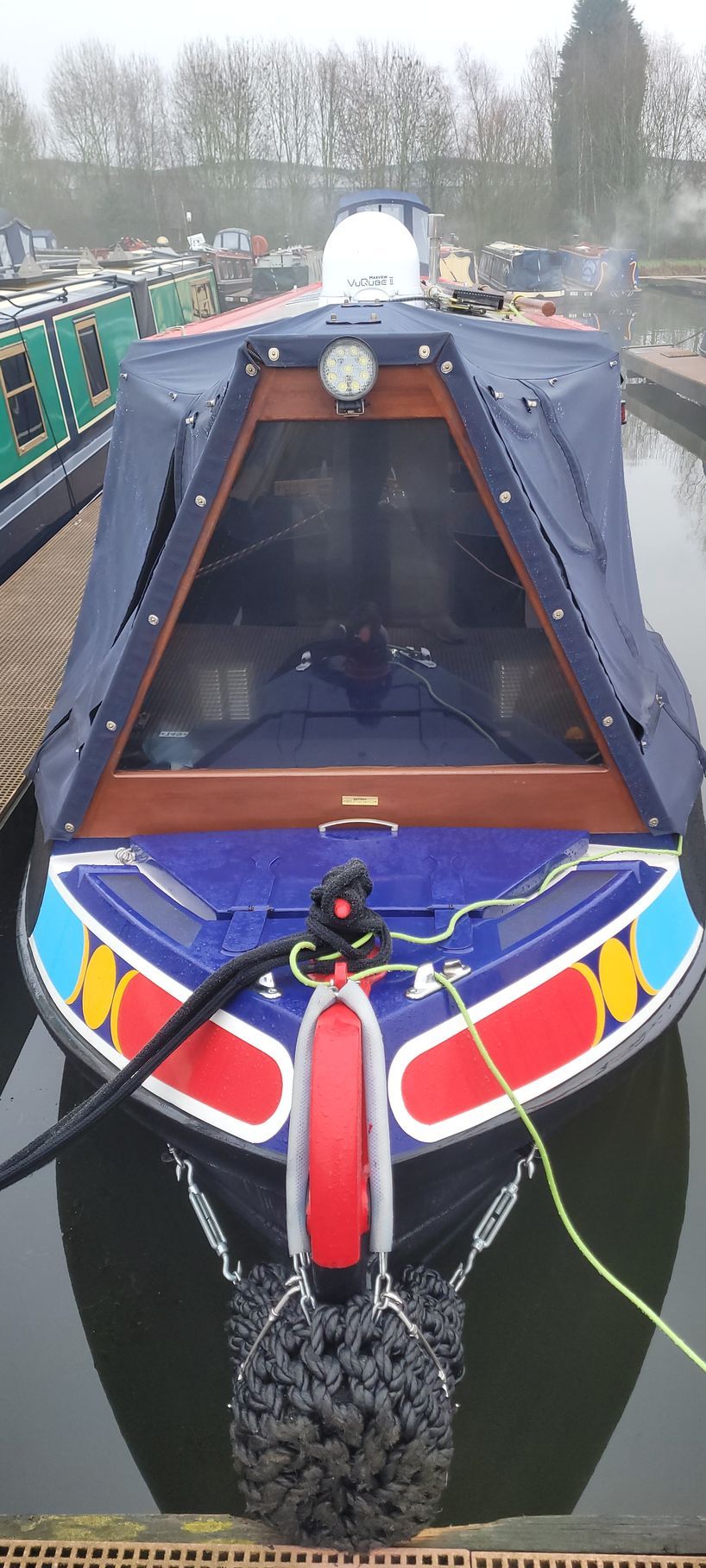 The Tudor Tamar view from bow