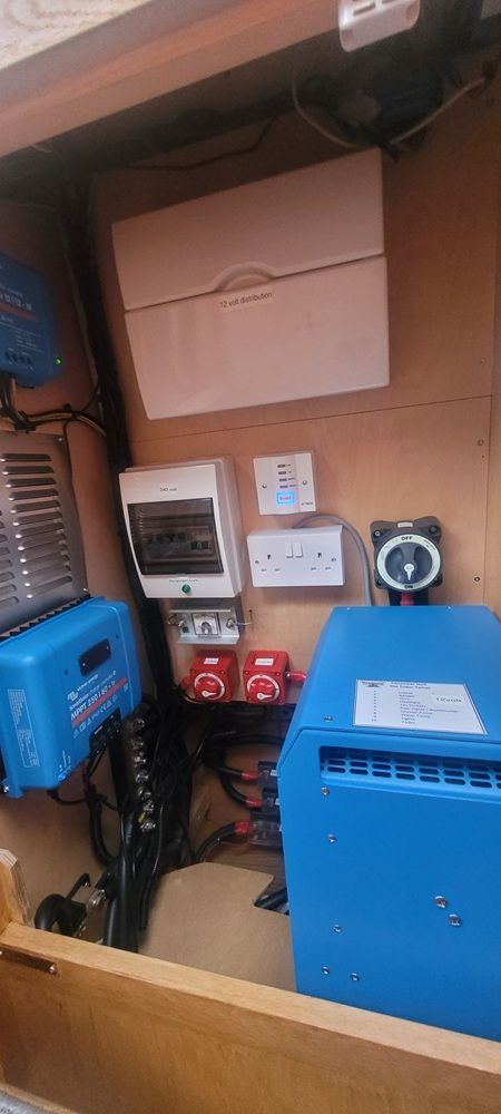 Electrics cupboard