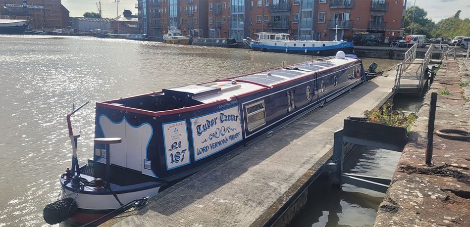 The Tudor Tamar Gloucester docks