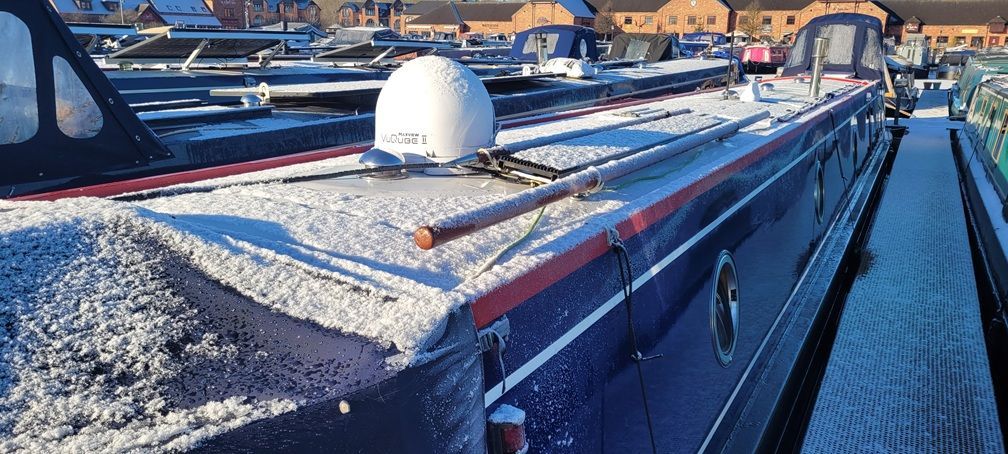 The Tudor Tamar in snow