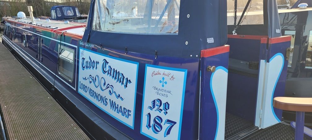 The Tudor Tamar moored up