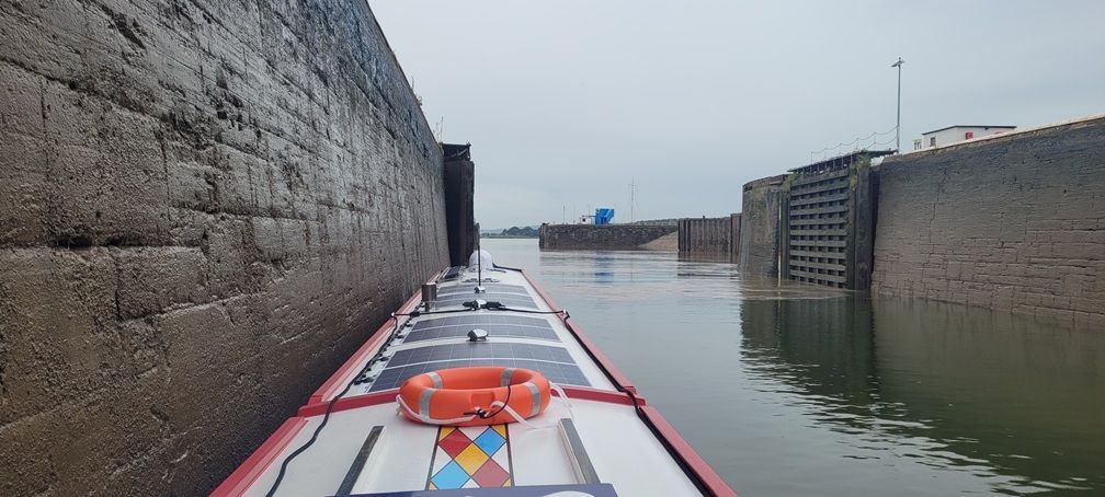 Leaving Sharpness sea lock