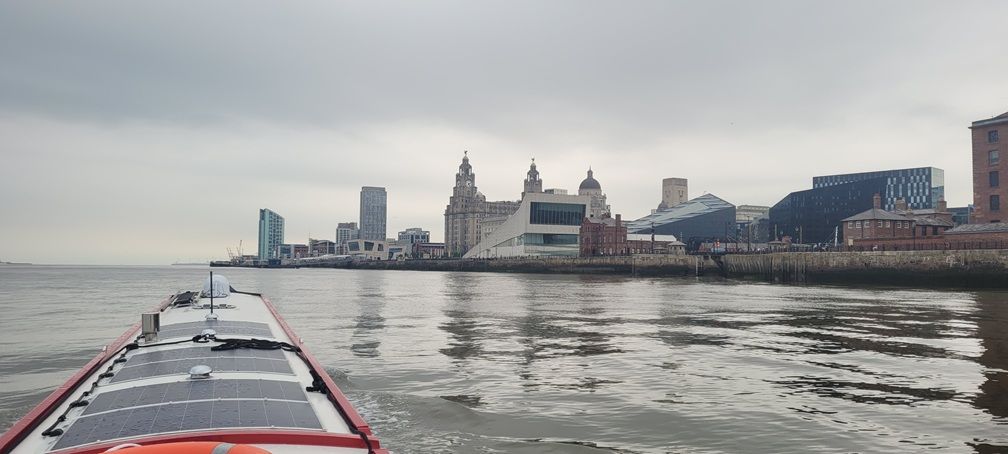 The Liver Building from The Mersey