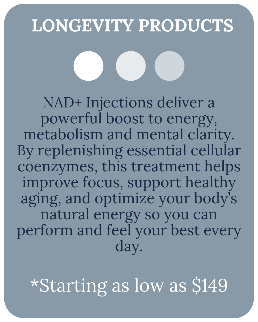 Advertisement for GLP-1 treatment plans: promotes safe weight loss and improved metabolic health; All doses starting at $209