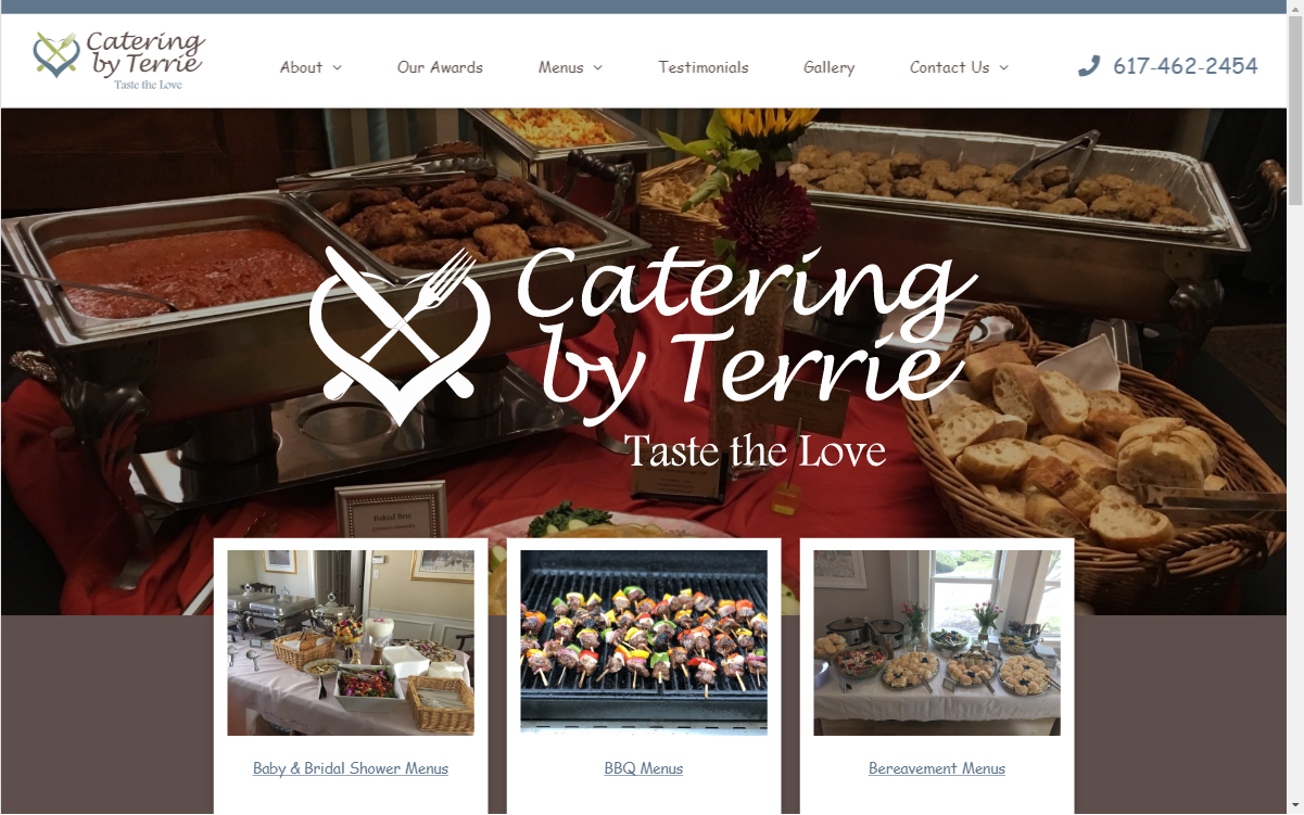 catering by terrie homepage