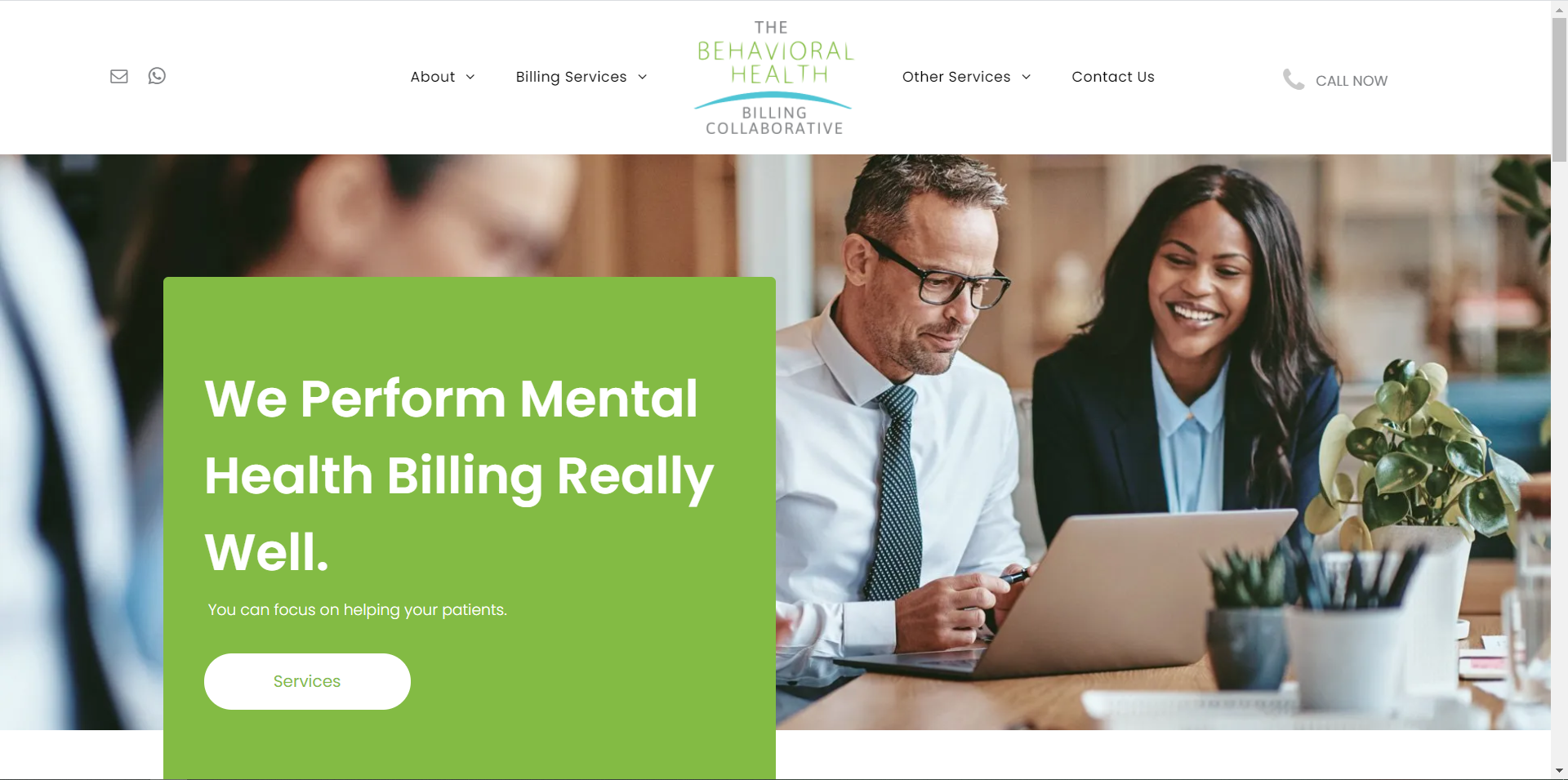 behavioral health billing collaborative homepage
