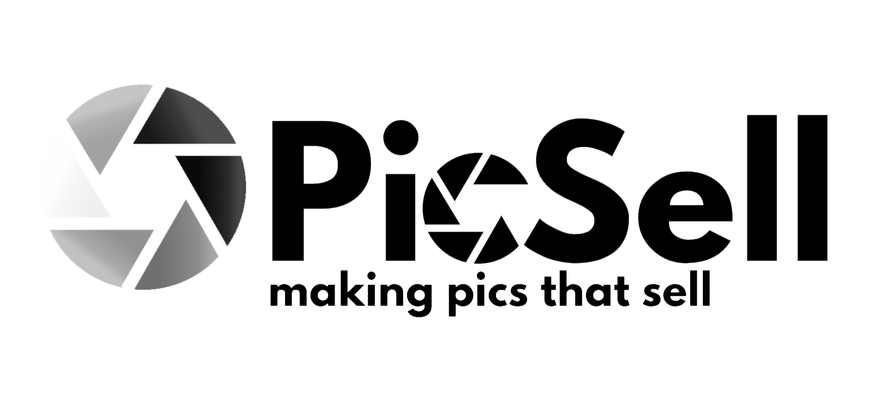 PicSell logo (black)